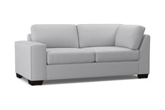 Melrose Left Arm Corner Apt Size Sofa :: Leg Finish: Espresso / Configuration: LAF - Chaise on the Left