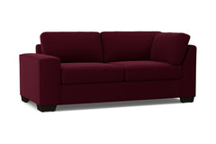 Melrose Left Arm Corner Apt Size Sofa :: Leg Finish: Espresso / Configuration: LAF - Chaise on the Left