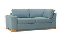 Melrose Left Arm Corner Apt Size Sofa :: Leg Finish: Natural / Configuration: LAF - Chaise on the Left