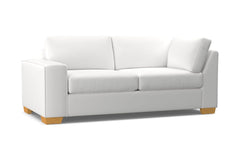 Melrose Left Arm Corner Apt Size Sofa :: Leg Finish: Natural / Configuration: LAF - Chaise on the Left