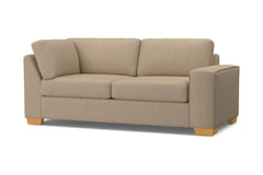 Melrose Right Arm Corner Apt Size Sofa :: Leg Finish: Natural / Configuration: RAF - Chaise on the Right