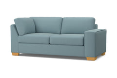 Melrose Right Arm Corner Apt Size Sofa :: Leg Finish: Natural / Configuration: RAF - Chaise on the Right