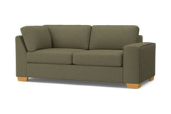 Melrose Right Arm Corner Apt Size Sofa :: Leg Finish: Natural / Configuration: RAF - Chaise on the Right