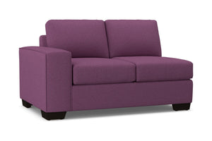 Melrose Left Arm Loveseat :: Leg Finish: Espresso / Configuration: LAF - Chaise on the Left