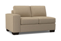 Melrose Left Arm Loveseat :: Leg Finish: Espresso / Configuration: LAF - Chaise on the Left