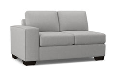 Melrose Left Arm Loveseat :: Leg Finish: Espresso / Configuration: LAF - Chaise on the Left