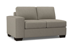 Melrose Left Arm Loveseat :: Leg Finish: Espresso / Configuration: LAF - Chaise on the Left