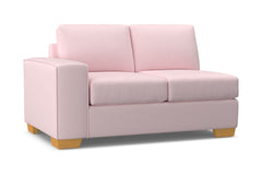 Melrose Left Arm Loveseat :: Leg Finish: Natural / Configuration: LAF - Chaise on the Left