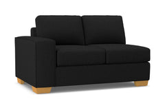 Melrose Left Arm Loveseat :: Leg Finish: Natural / Configuration: LAF - Chaise on the Left