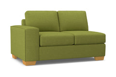 Melrose Left Arm Loveseat :: Leg Finish: Natural / Configuration: LAF - Chaise on the Left