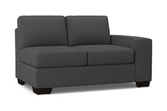 Melrose Right Arm Loveseat :: Leg Finish: Espresso / Configuration: RAF - Chaise on the Right