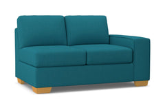Melrose Right Arm Loveseat :: Leg Finish: Natural / Configuration: RAF - Chaise on the Right
