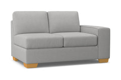 Melrose Right Arm Loveseat :: Leg Finish: Natural / Configuration: RAF - Chaise on the Right