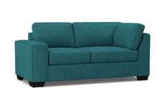 Melrose Left Arm Corner Loveseat :: Leg Finish: Espresso / Configuration: LAF - Chaise on the Left