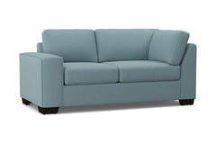 Melrose Left Arm Corner Loveseat :: Leg Finish: Espresso / Configuration: LAF - Chaise on the Left