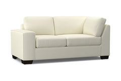 Melrose Left Arm Corner Loveseat :: Leg Finish: Espresso / Configuration: LAF - Chaise on the Left