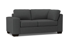 Melrose Left Arm Corner Loveseat :: Leg Finish: Espresso / Configuration: LAF - Chaise on the Left