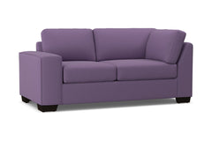 Melrose Left Arm Corner Loveseat :: Leg Finish: Espresso / Configuration: LAF - Chaise on the Left