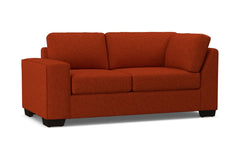 Melrose Left Arm Corner Loveseat :: Leg Finish: Espresso / Configuration: LAF - Chaise on the Left