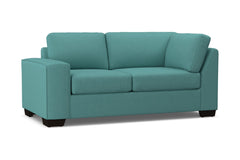 Melrose Left Arm Corner Loveseat :: Leg Finish: Espresso / Configuration: LAF - Chaise on the Left