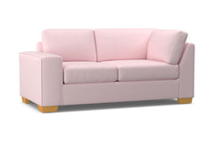 Melrose Left Arm Corner Loveseat :: Leg Finish: Natural / Configuration: LAF - Chaise on the Left