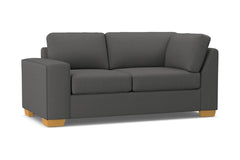 Melrose Left Arm Corner Loveseat :: Leg Finish: Natural / Configuration: LAF - Chaise on the Left