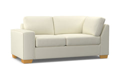 Melrose Left Arm Corner Loveseat :: Leg Finish: Natural / Configuration: LAF - Chaise on the Left