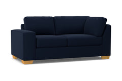 Melrose Left Arm Corner Loveseat :: Leg Finish: Natural / Configuration: LAF - Chaise on the Left