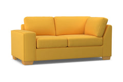 Melrose Left Arm Corner Loveseat :: Leg Finish: Natural / Configuration: LAF - Chaise on the Left