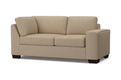 Melrose Right Arm Corner Loveseat :: Leg Finish: Espresso / Configuration: RAF - Chaise on the Right