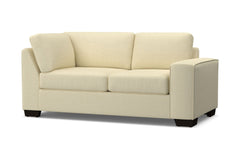 Melrose Right Arm Corner Loveseat :: Leg Finish: Espresso / Configuration: RAF - Chaise on the Right