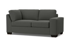 Melrose Right Arm Corner Loveseat :: Leg Finish: Espresso / Configuration: RAF - Chaise on the Right