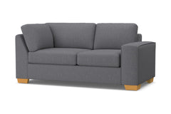 Melrose Right Arm Corner Loveseat :: Leg Finish: Natural / Configuration: RAF - Chaise on the Right