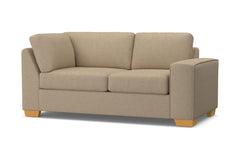 Melrose Right Arm Corner Loveseat :: Leg Finish: Natural / Configuration: RAF - Chaise on the Right