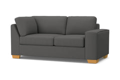 Melrose Right Arm Corner Loveseat :: Leg Finish: Natural / Configuration: RAF - Chaise on the Right