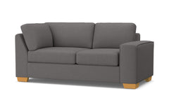 Melrose Right Arm Corner Loveseat :: Leg Finish: Natural / Configuration: RAF - Chaise on the Right