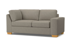 Melrose Right Arm Corner Loveseat :: Leg Finish: Natural / Configuration: RAF - Chaise on the Right