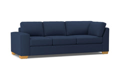 Melrose Left Arm Corner Sofa :: Leg Finish: Natural / Configuration: LAF - Chaise on the Left