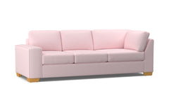 Melrose Left Arm Corner Sofa :: Leg Finish: Natural / Configuration: LAF - Chaise on the Left