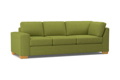 Melrose Left Arm Corner Sofa :: Leg Finish: Natural / Configuration: LAF - Chaise on the Left