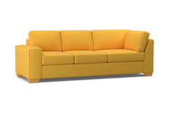 Melrose Left Arm Corner Sofa :: Leg Finish: Natural / Configuration: LAF - Chaise on the Left