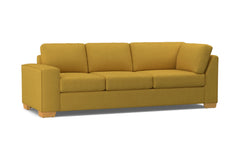 Melrose Left Arm Corner Sofa :: Leg Finish: Natural / Configuration: LAF - Chaise on the Left