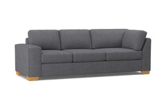 Melrose Left Arm Corner Sofa :: Leg Finish: Natural / Configuration: LAF - Chaise on the Left