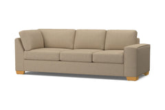 Melrose Right Arm Corner Sofa :: Leg Finish: Natural / Configuration: RAF - Chaise on the Right