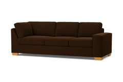 Melrose Right Arm Corner Sofa :: Leg Finish: Natural / Configuration: RAF - Chaise on the Right