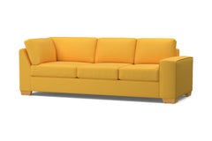 Melrose Right Arm Corner Sofa :: Leg Finish: Natural / Configuration: RAF - Chaise on the Right