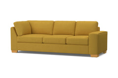 Melrose Right Arm Corner Sofa :: Leg Finish: Natural / Configuration: RAF - Chaise on the Right