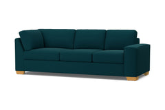 Melrose Right Arm Corner Sofa :: Leg Finish: Natural / Configuration: RAF - Chaise on the Right