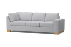 Melrose Right Arm Corner Sofa :: Leg Finish: Natural / Configuration: RAF - Chaise on the Right