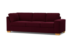 Melrose Right Arm Corner Sofa :: Leg Finish: Natural / Configuration: RAF - Chaise on the Right